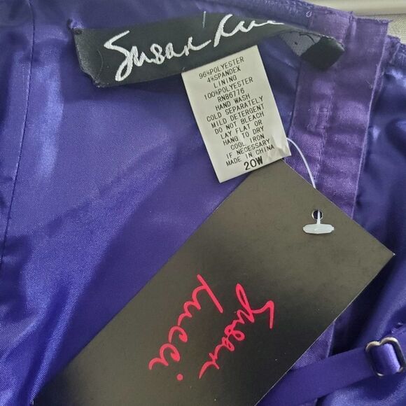 Susan Lucci Royal Blue Corset Quilted Top NWT - Picture 5 of 5